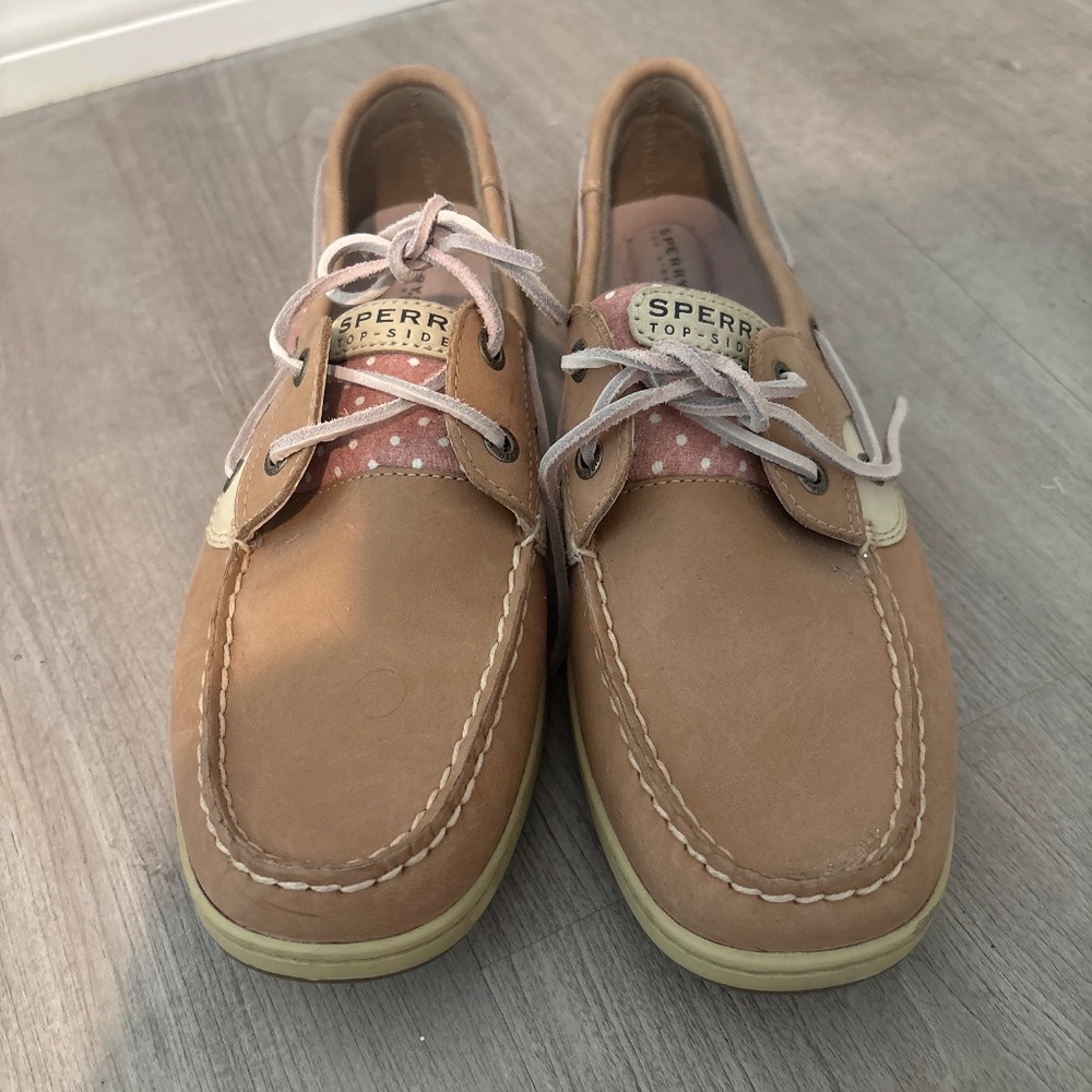 Sperry Authentic Original Rainbowfish LL Linen Womens 11 Boat Shoes 9207044